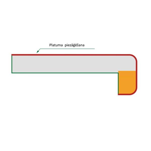 Platuma piezāģēšana (piem. no 25cm 21, 22, 23. no 30cm 24, 26, 27, 28cm) cena par 1 m